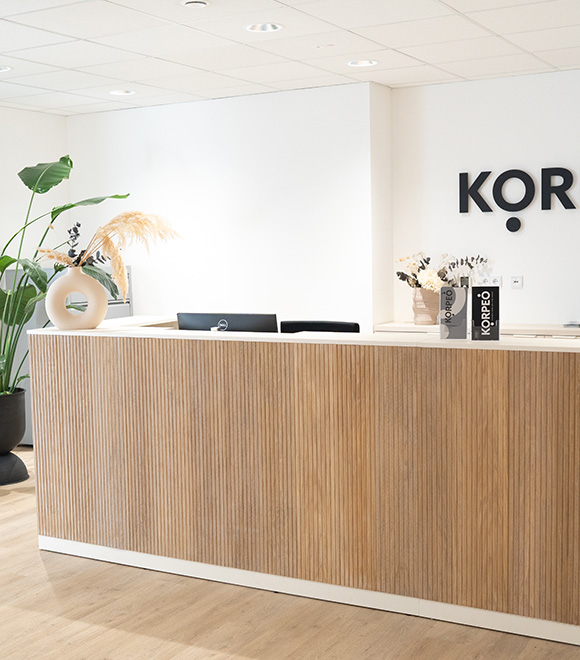 Empfangstresen von KORPEO in Rodgau
